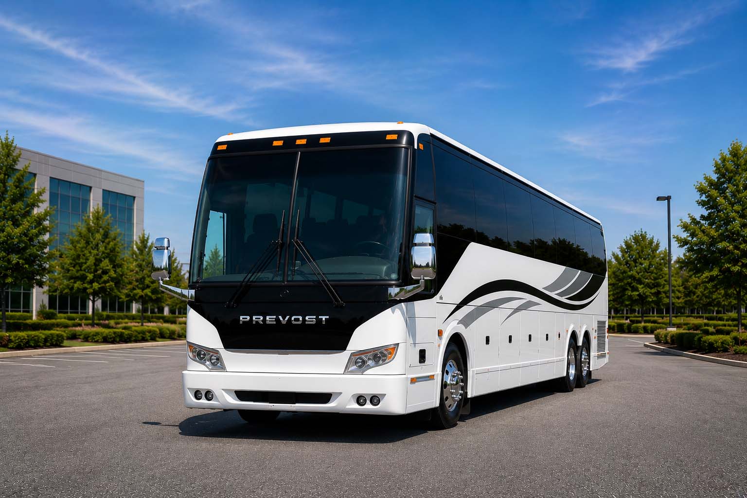 Charter bus rental in Mesquite, TX
